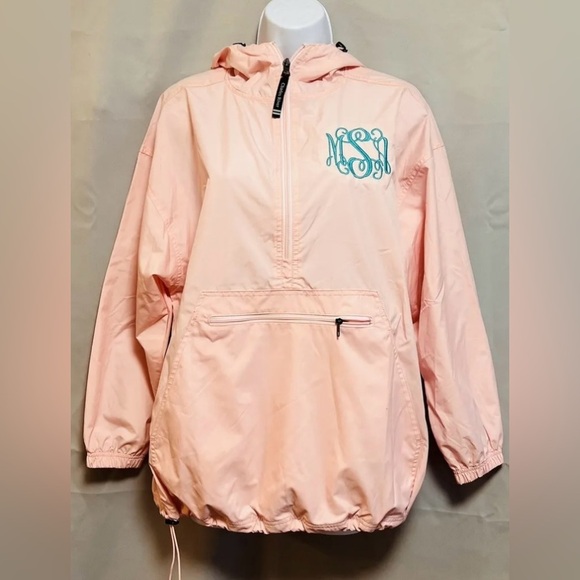 Charles River Apparel Jacket - Packable‎ Rain Windbreaker - X-Small- Pink - Picture 1 of 7